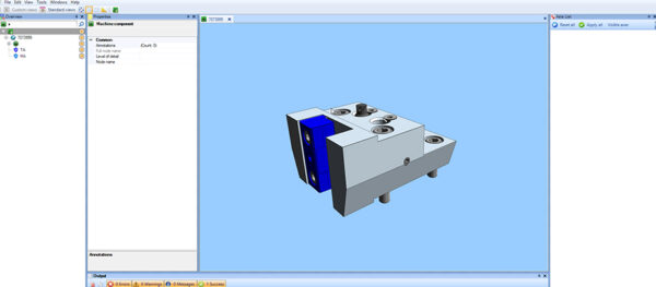 Tényleges fix késes eszterga befogó létrehozása a 3D modellje alapján az ESPRIT-ben