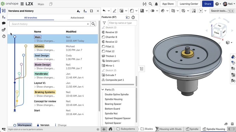 Onshape frissítések - 2022 január 12-1