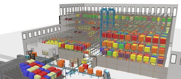 Az átgondolt raktártervezés a szimulációval kezdődik