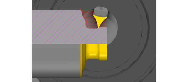 ESPRIT EDGE - Új 3-tengelyes esztergáló nagyolási stratégia